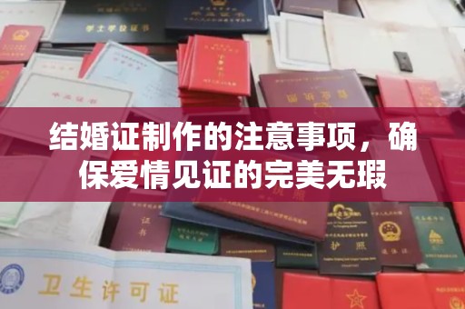 竹南结婚证制作的注意事项，确保爱情见证的完美无瑕