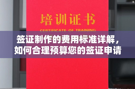 竹南签证制作的费用标准详解，如何合理预算您的签证申请成本
